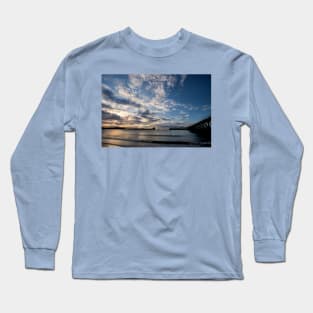 Daybreak at the mouth of the River Blyth Long Sleeve T-Shirt